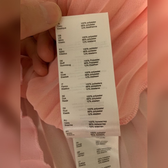 Maje Jonaelle Ombre Pleated Skirt In Pink Size 1 - Picture 7 of 7